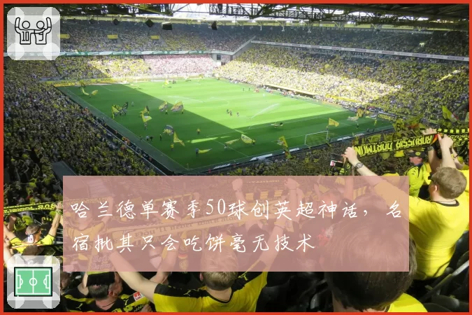 哈兰德单赛季50球创英超神话，名宿批其只会吃饼毫无技术